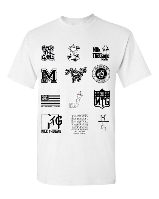 White "All Logos Matter" tee