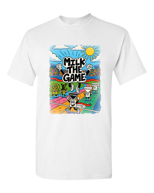 White "Designer Too" tee
